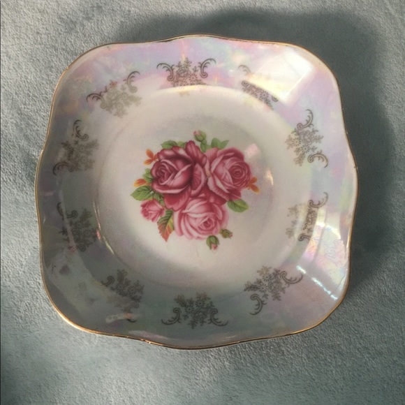 gold c Other - Vintage decor dish trinket dish